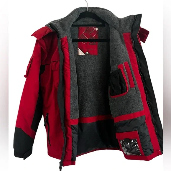 X Games $250 EUC Red Winter Jacket ski snowboard sport youth large, unisex small - Picture 5 of 12